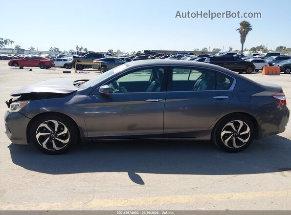 1HGCR2F86GA128762 2016 HONDA ACCORD Gray Панорамний вид салону 360°