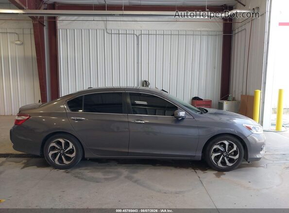 1HGCR2F86GA149580 2016 HONDA ACCORD Серый Вид задней части салона