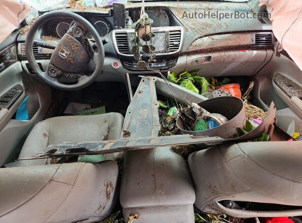 1HGCR2F86GA243703 2016 HONDA ACCORD Gray Dashboard view
