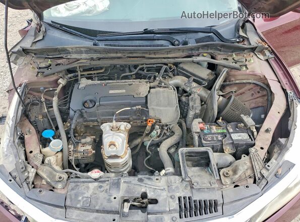1HGCR2F86HA056298 2017 HONDA ACCORD Burgundy Вид задньої частини салону