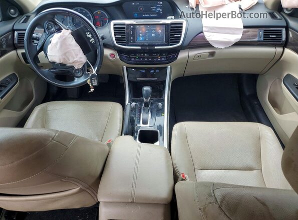 1HGCR2F86HA056298 2017 HONDA ACCORD Burgundy Вид панелі приладів