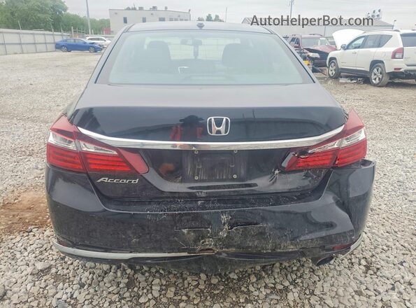 1HGCR2F86HA190583 2017 HONDA ACCORD Black Vista trasera