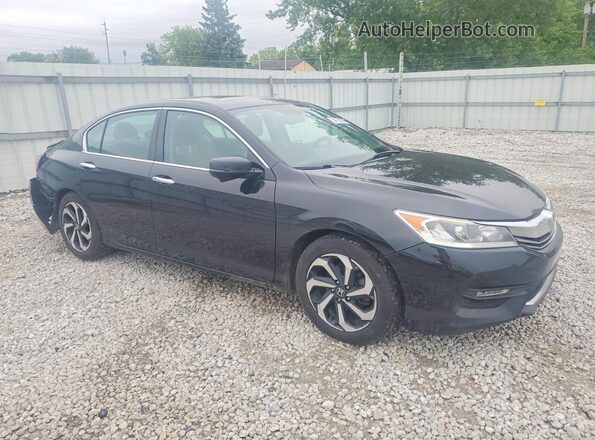 1HGCR2F86HA190583 2017 HONDA ACCORD Black Delantero derecho
