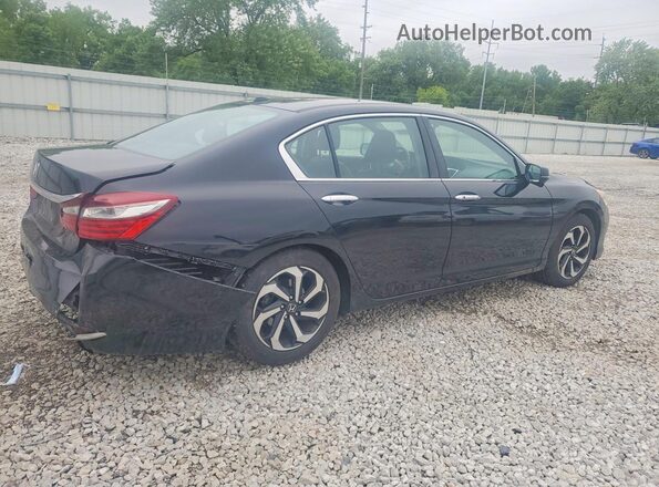 1HGCR2F86HA190583 2017 HONDA ACCORD Black Trasero derecho