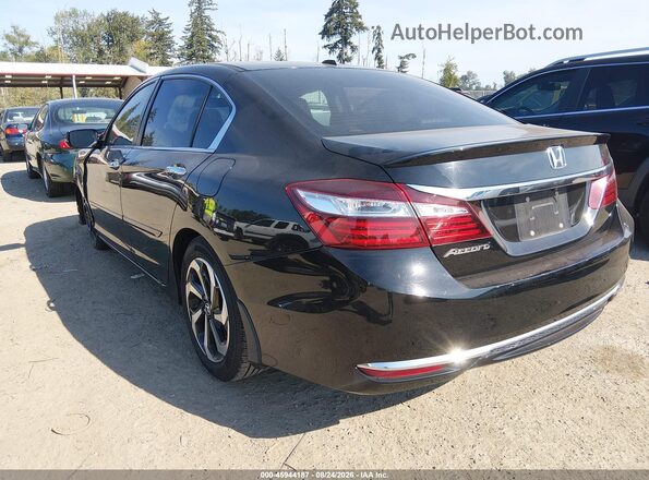1HGCR2F87GA004810 2016 HONDA ACCORD Black Tył lewy