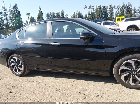 1HGCR2F87GA004810 2016 HONDA ACCORD Black Widok wnętrza 360 stopni