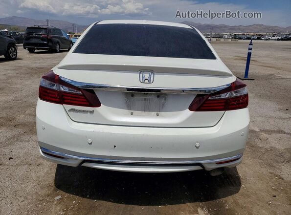 1HGCR2F87HA144213 2017 HONDA ACCORD White Widok z tyłu
