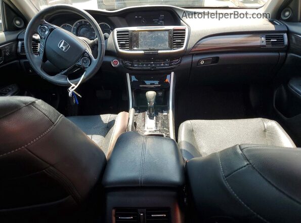 1HGCR2F87HA240570 2017 HONDA ACCORD Gray Widok deski rozdzielczej