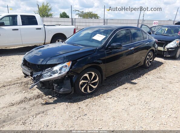 1HGCR2F87HA259247 2017 HONDA ACCORD Black Передня ліва чверть