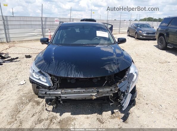 1HGCR2F87HA259247 2017 HONDA ACCORD Black Вид щитка приладів