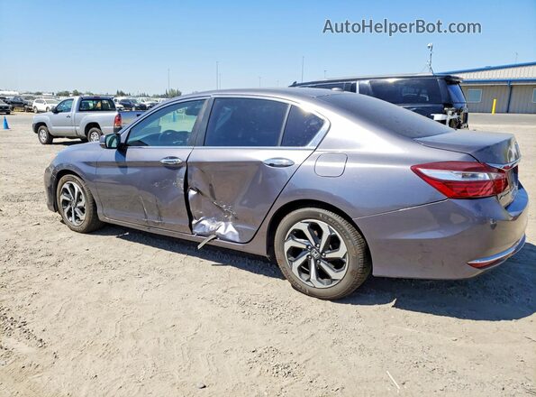 1HGCR2F88GA033412 2016 HONDA ACCORD Серый Задняя левая четверть