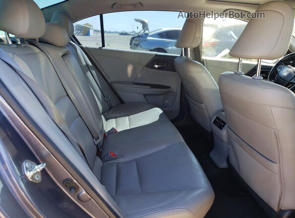 1HGCR2F88GA033412 2016 HONDA ACCORD Серый Вид задних сидений