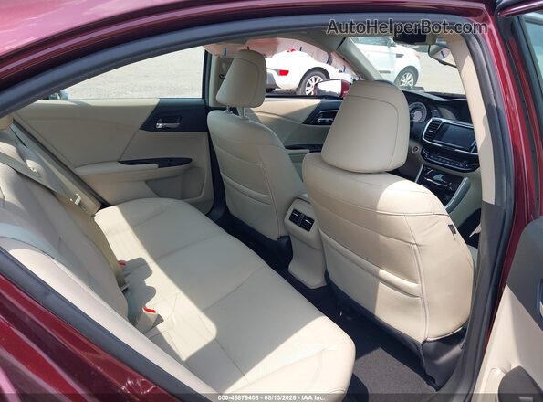 1HGCR2F88GA094484 2016 HONDA ACCORD Burgundy Vista de la etiqueta del VIN
