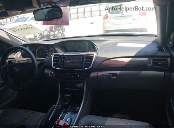 1HGCR2F89GA178961 2016 HONDA ACCORD Серый Вид салона спереди
