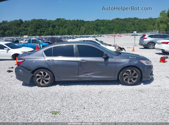 1HGCR2F89GA178961 2016 HONDA ACCORD Серый Вид задней части салона