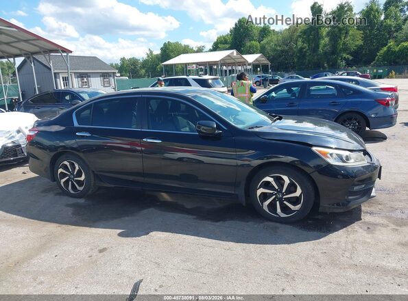1HGCR2F89GA194593 2016 HONDA ACCORD Black Սալոնի 360 աստիճան տեսք