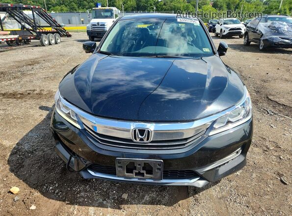 1HGCR2F89HA035672 2017 HONDA ACCORD Black წინა ხედი