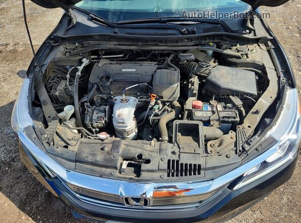 1HGCR2F89HA035672 2017 HONDA ACCORD Black უკანა სალონის ხედი