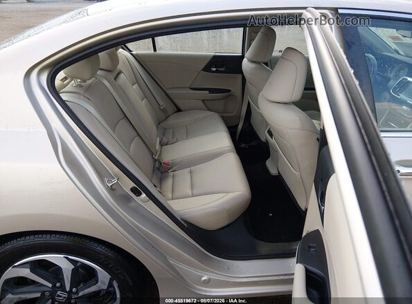 1HGCR2F89HA053766 2017 HONDA ACCORD Gold Вид наклейки з VIN-кодом