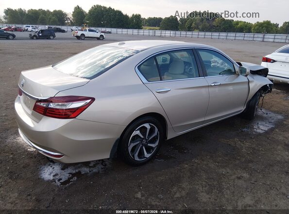 1HGCR2F89HA053766 2017 HONDA ACCORD Gold Задня права чверть