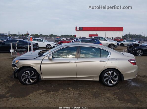 1HGCR2F89HA053766 2017 HONDA ACCORD Gold 