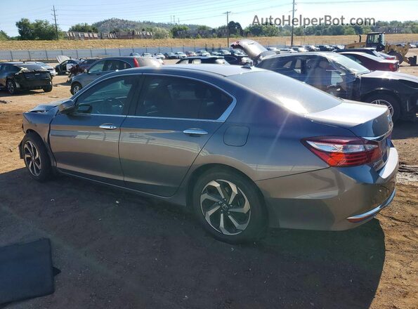 1HGCR2F89HA272632 2017 HONDA ACCORD Charcoal Задня ліва чверть