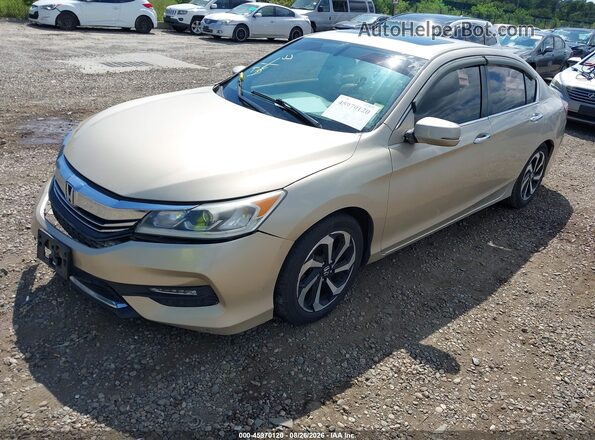 1HGCR2F89HA300414 2017 HONDA ACCORD Brown Przód lewy