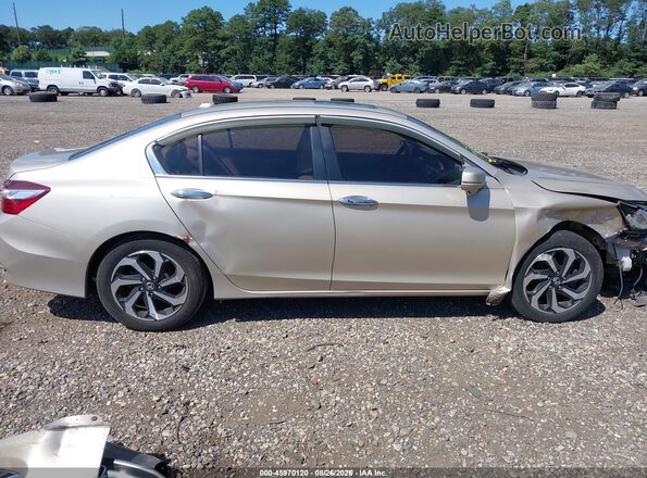 1HGCR2F89HA300414 2017 HONDA ACCORD Brown Widok wnętrza z tyłu