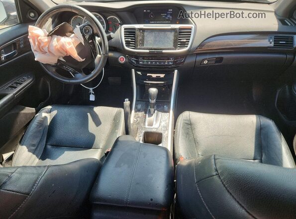 1HGCR2F8XGA014005 2016 HONDA ACCORD Blue Առջևի վահանակի տեսք