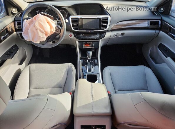 1HGCR2F8XGA041107 2016 HONDA ACCORD Silver წინა პანელის ხედი