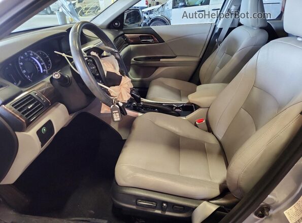 1HGCR2F8XGA041107 2016 HONDA ACCORD Silver წინა სალონის ხედი