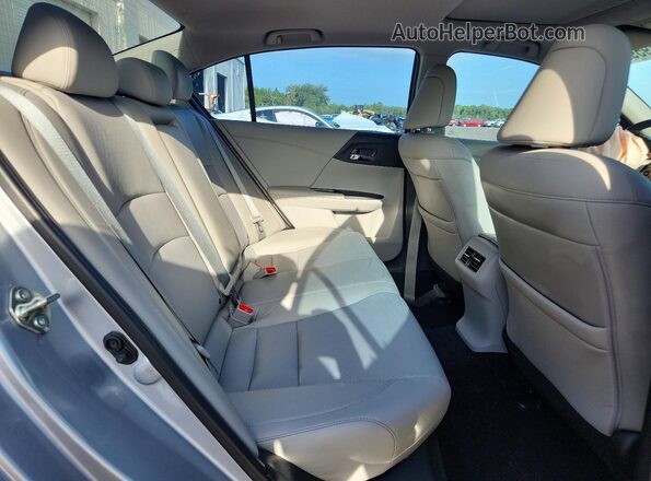 1HGCR2F8XGA041107 2016 HONDA ACCORD Silver უკანა სავარძლების ხედი