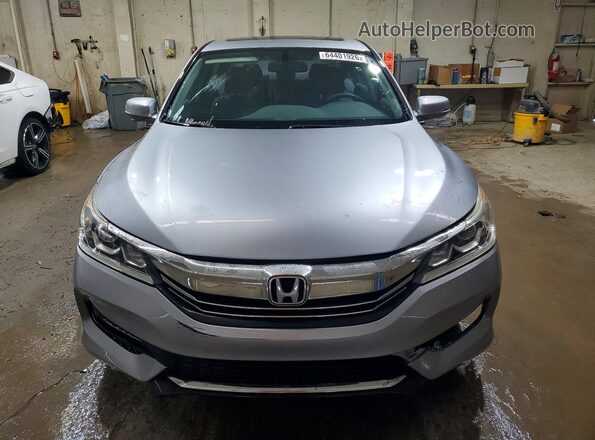 1HGCR2F8XGA078576 2016 HONDA ACCORD Серебряный Вид спереди