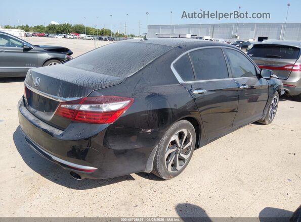 1HGCR2F8XGA194456 2016 HONDA ACCORD Black Trasero derecho