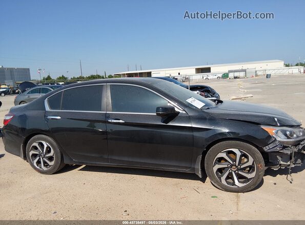 1HGCR2F8XGA194456 2016 HONDA ACCORD Black Vista interior trasera
