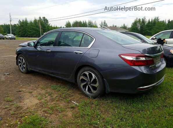 1HGCR2F8XGA801407 2016 HONDA ACCORD Charcoal Հետևի ձախ