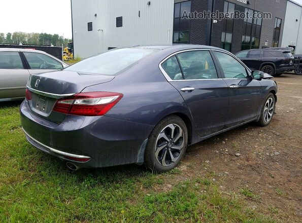 1HGCR2F8XGA801407 2016 HONDA ACCORD Charcoal Հետևի աջ