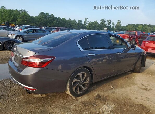 1HGCR2F92HA092272 2017 HONDA ACCORD Gray Trasero derecho