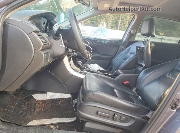 1HGCR2F92HA092272 2017 HONDA ACCORD Gray Vista interior delantera