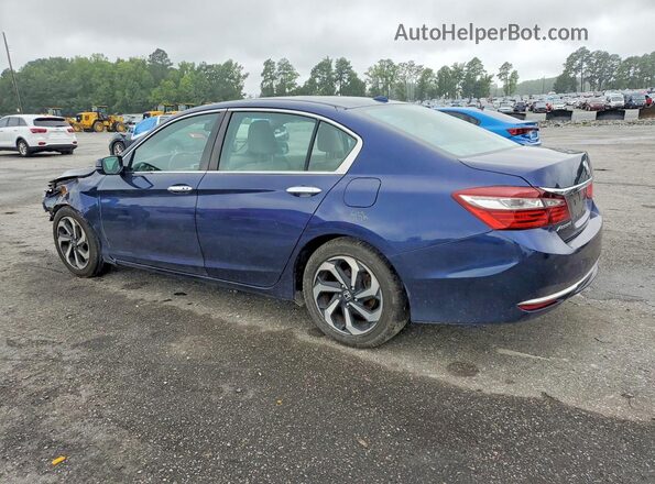 1HGCR2F94GA022416 2016 HONDA ACCORD Blue Tył lewy