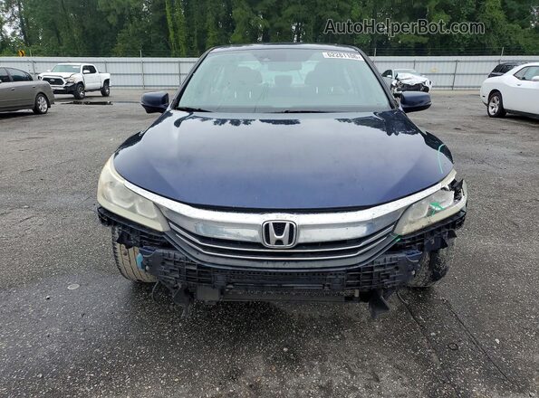 1HGCR2F94GA022416 2016 HONDA ACCORD Blue Widok z przodu