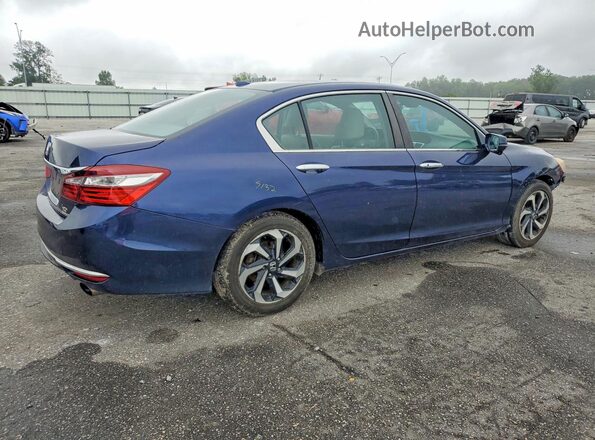 1HGCR2F94GA022416 2016 HONDA ACCORD Blue Tył prawy