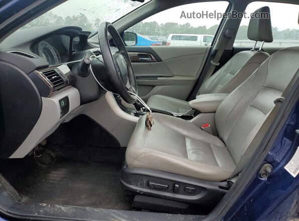 1HGCR2F94GA022416 2016 HONDA ACCORD Blue Widok wnętrza z przodu