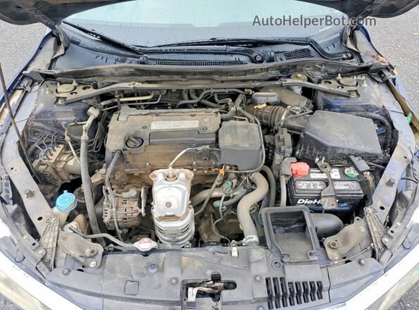 1HGCR2F94GA022416 2016 HONDA ACCORD Blue Widok wnętrza z tyłu