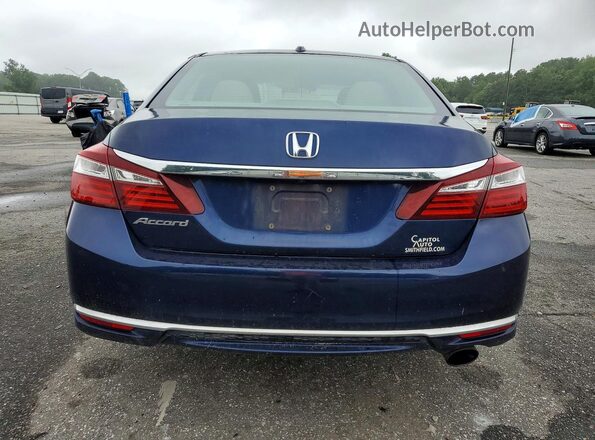 1HGCR2F94GA022416 2016 HONDA ACCORD Blue Widok z tyłu