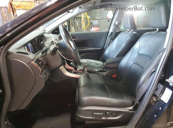 1HGCR2F94HA131895 2017 HONDA ACCORD Black წინა სალონის ხედი
