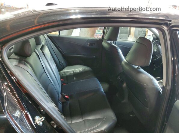 1HGCR2F94HA131895 2017 HONDA ACCORD Black უკანა სავარძლების ხედი