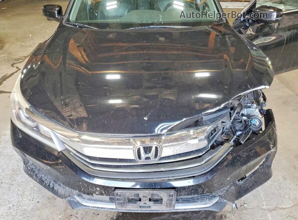 1HGCR2F94HA131895 2017 HONDA ACCORD Black უკანა სალონის ხედი