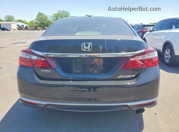1HGCR2F94HA251986 2017 HONDA ACCORD Black Հետևի տեսք