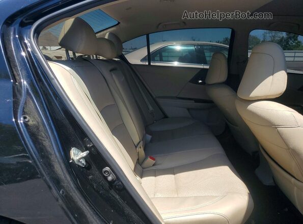 1HGCR2F94HA251986 2017 HONDA ACCORD Black Հետևի նստատեղերի տեսք